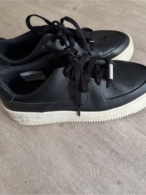 Nike Air Force 1 Sage Low Leather Platform Sneaker Women's Size 6
